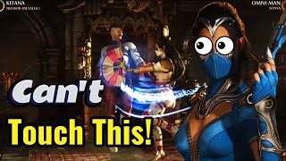 Had This Kitana Punching Air Against Omni-Man Mortal Kombat 1