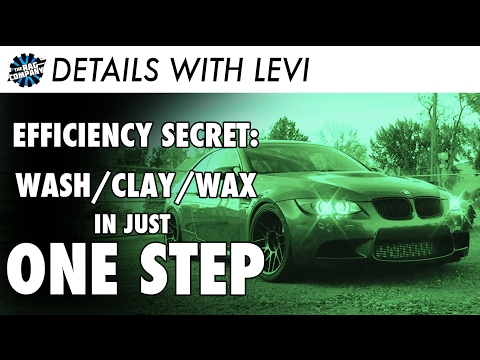 AMAZING Detail Trick: How To Wash Then Clay & Wax In Just One Step!
