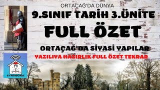 Ortaçağda Siyasi Yapılar Ve Tarımdan Ticarete Ekonomi 9.Sınıf Tarih 3.Ünite Full Özet Ev Akademisi