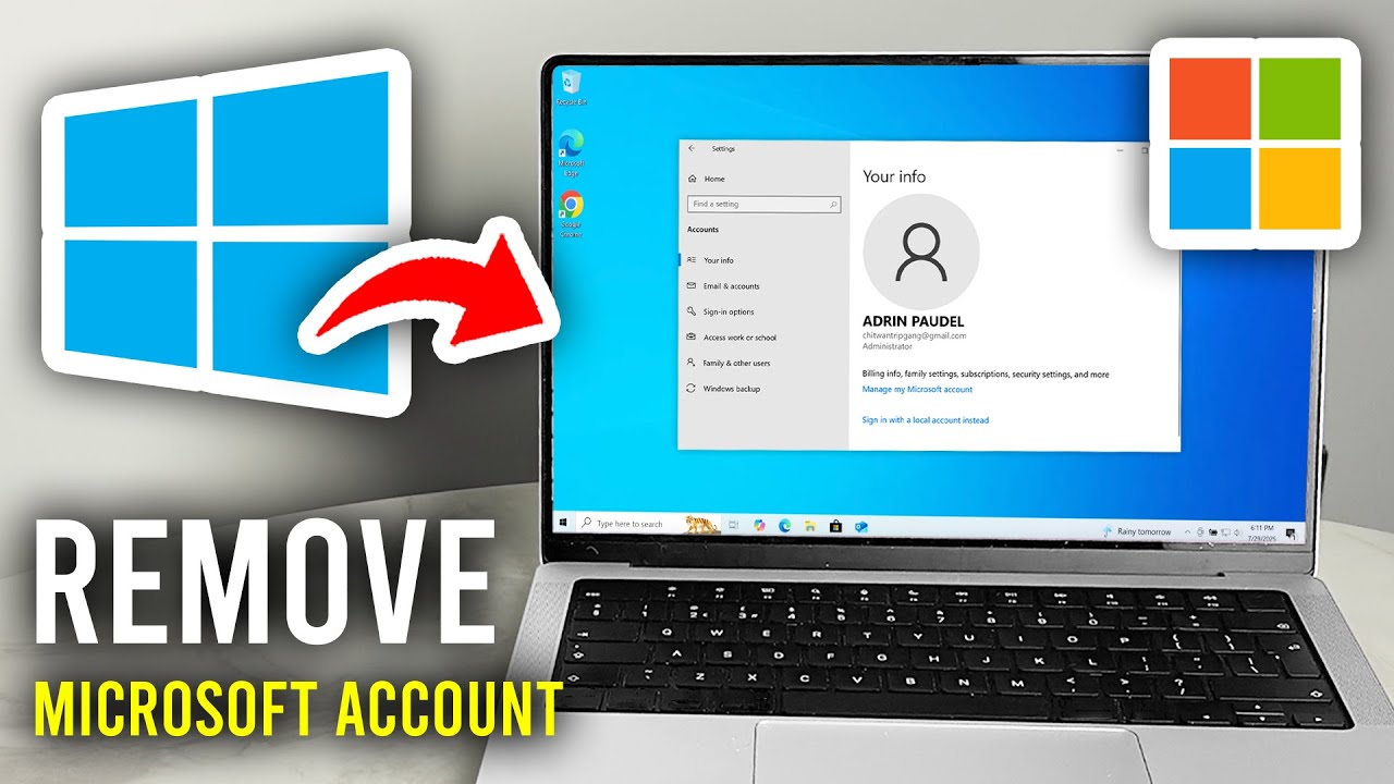 How To Remove Microsoft Account From Windows 10 – Step How To Remove Microsoft Account From Windows 10 – Step