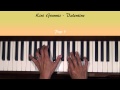 Valentine by Kina Grannis Piano Tutorial SLOW