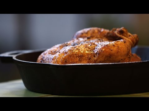 VIDEO : quick and easy roast chicken with roasted garlic - garlic stuffedgarlic stuffedroast chickenis a simple and satisfyinggarlic stuffedgarlic stuffedroast chickenis a simple and satisfyingmealthat cooks up in under an hour, sarah car ...