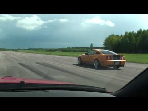 Nissan R35 GTR vs Ford Mustang GT500 Shelby Super Snake tuned by VTech 