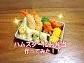 ハムスターにお弁当作ってみた♪Japanese Bento Lunch Box For Hamst...