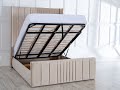 Esupasaver Ellie Ottoman Storage Wing Design Bed