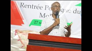 Rentrée Politique Du Model. Vendredi 27 Septembre 2024.