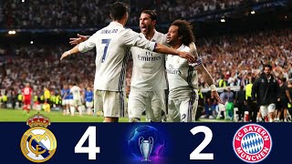 Real Madrid 4 X 2 Bayern Munich Extended Highlight & Goals 2017