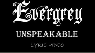 Watch Evergrey Unspeakable video