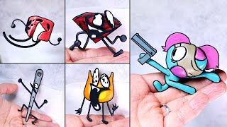 [FNF] Making Corrupted BFDI Sculptures Timelapse [VS BFDI Glitch] - Friday Night