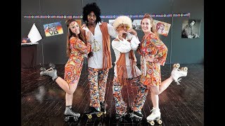 Roller Girl Hôtesses x FRANCE PUB TV - Un show 70's Hippie