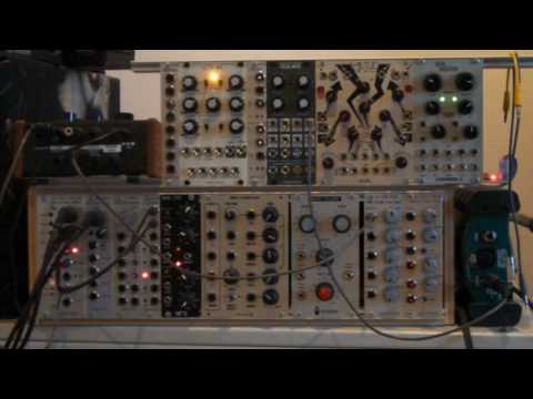 Moogerfooger MF107 FreqBox & Eurorack modular synth