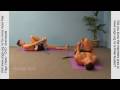 Lying hamstring stretch Yoga Asana