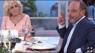 Baby Etchecopar protagonizó un fuerte debate que provocó la reacción de Mirtha Legrand: "No es asi"