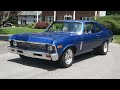 1969 Chevrolet Nova SS For Sale~454 Big Block~SS Gauges~Buckets~Posi Rear~Disc Brakes
