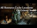 Warframe | All Resource Cache Locations On Grineer Sealab (Sabotage)