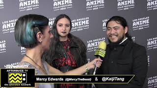 Kaiji Tang and Marcy Edwards at Los Angeles Anime Film Festival
