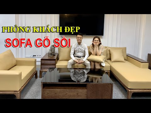 Lựa Chọn Nào cho Thiết Kế Nội Thất Phòng Khách Đẹp? - Sofa GỖ SỒI NGA Kiểu Dáng Bắc Âu