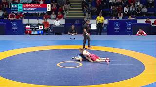 BRONZE WW - 59 kg: K. MADROWSKA (POL) v. Y. KUMANO (JPN)