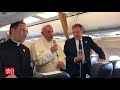 Un viaje hacia la unidad. El vuelo del Papa Francisco a Ginebra. Un viaje hacia la unidad. El vuelo del Papa Francisco a Ginebra.