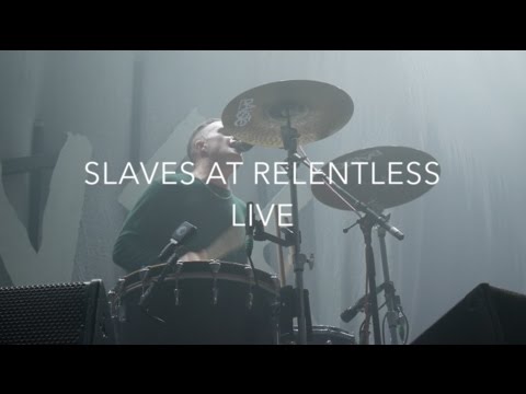 Slaves walk on stage at Relentless Live at the Troxy