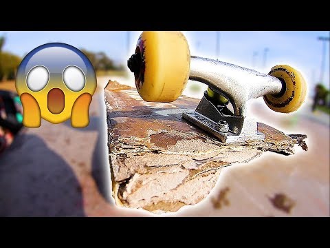 WHAT HAPPENS WHEN YOU MAKE A SKATEBOARD OUT OF CARDBOARD