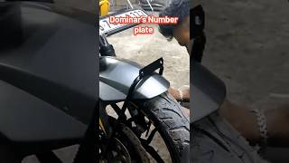 Ns 200 Dominars Number Plate Installation
