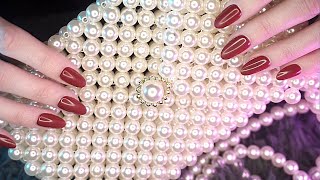 Asmr With Pearls Textured Sounds For Sleep No Talking