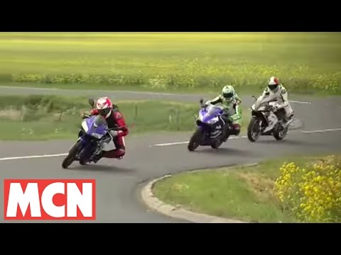 MCN test Yamaha R125 takes on Honda CBR125 Aprilia RS125