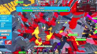 Wave 140 demo in endless Toilet Tower Defense!
