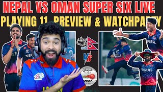 Nepal Vs Oman - Super Six Match Live T20I World Cup Qualifier Aisa Preview & Ysis