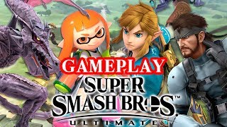 Super Smash Bros. Ultimate Gameplay + Impressions - Link, Ridley, Snake, Inkling! Super Smash Bros. Ultimate Gameplay + Impressions - Link, Ridley, Snake, Inkling!