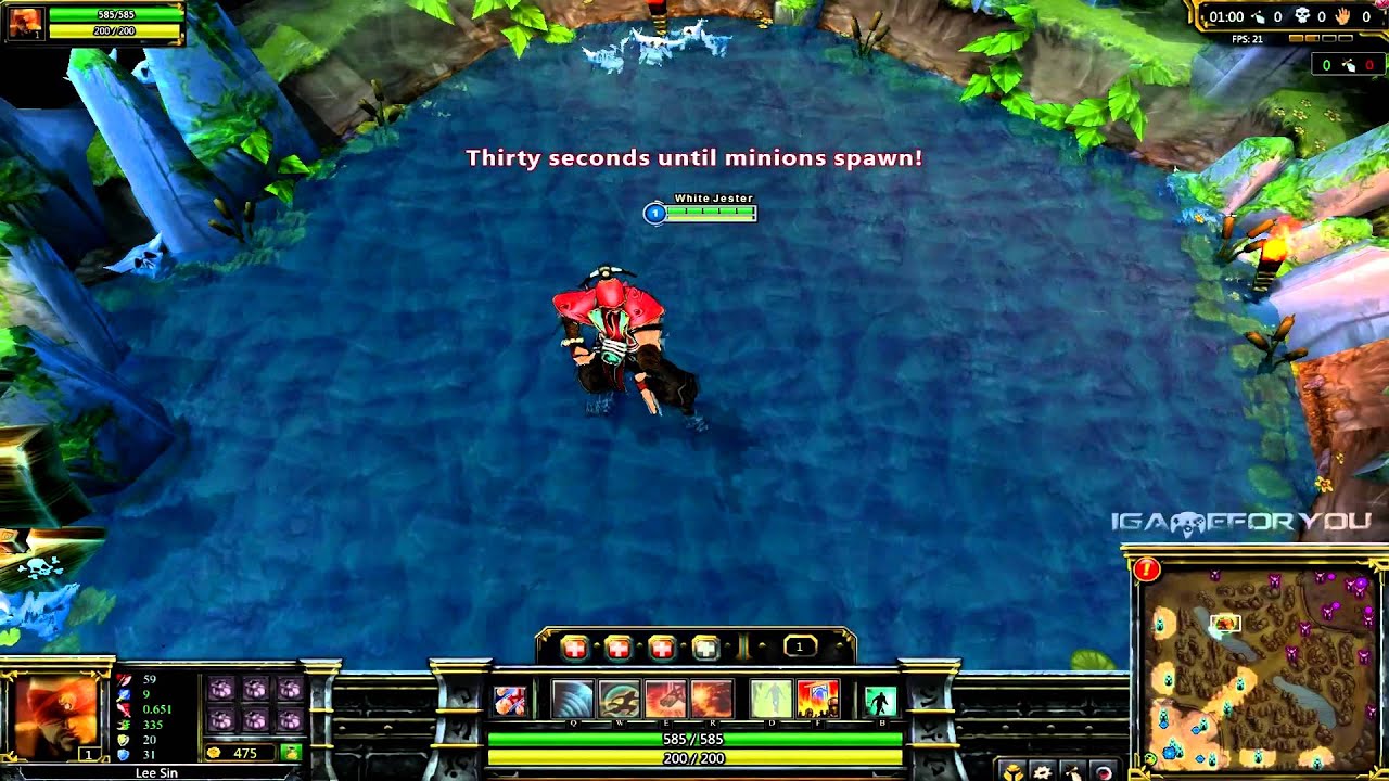 Lee Sin Acolyte Skin In Game View 1080p HD - YouTube
