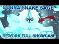 [CODE] Cobra Spirit Awaken Rework FULL SHOWCASE ! | Shindo Life Rellgames