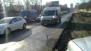 Видео "Встречка" — любителям адреналина, посвящается... Южнопортовая улица от Wingle122, Южнопортовая улица, Москва, Россия