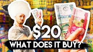 Türkmenistan Pazarında 20 Dolar Harcamak