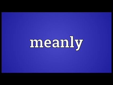 Header of meanly