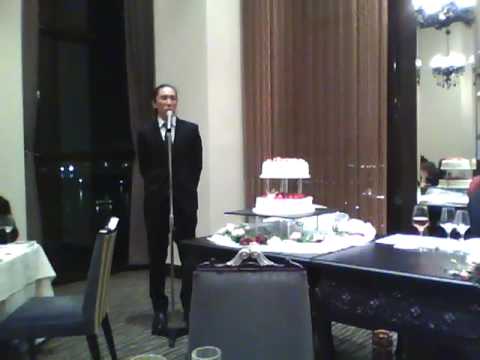 2009-11-23  長嶋の結婚式でスピーチする播磨．mp4
