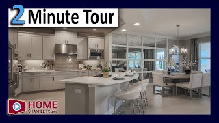 Luxury 4 Bedroom Ranch Home Tour in 2-minutes | Interior Design and House Ideas