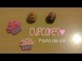 CupCakes con Pasta de sal | 3 Maneras de pintar tus figuras | Figuras de masa flexible