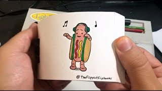 Dancing Hot Dog Flipbook