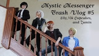 A Day With Mystic Messenger Trash | Vlog #7- ELLYYYY, 10k Cupcakes, and Zumin