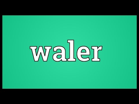 Header of waler