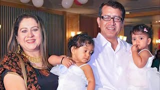 80S Famous Actress Priti Sapru With Her Husband, And Daughters Father, Mother, Brother, Sister