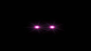 Cassiopeia's Glowing Eyes FX- Violet (Black l Green Screen) HD