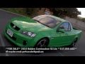 **FOR SALE** 2010 Holden Commodore SS Ute **$37000 AUD**