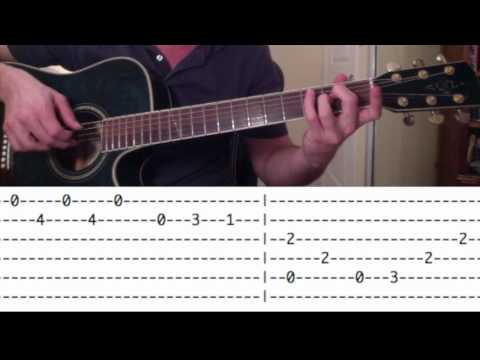 Fur Elise Fingerpicking Guitar Lesson -- Slow then Fast