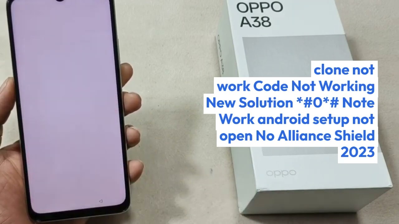 Oppo A38 (CPH2579) FRP Bypass Android 13 Unlock Google Oppo A38 (CPH2579) FRP Bypass Android 13 Unlock Google