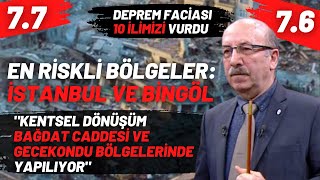 En Riskli Bölgeler İstanbul Ve Bingöl..