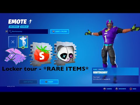 Locker tour  *RARE ITEMS*
