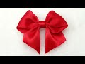 How To Make Simple Easy Bow, Only 14" ribbon, DIY, Ribbon bow Tutorial,  #3
